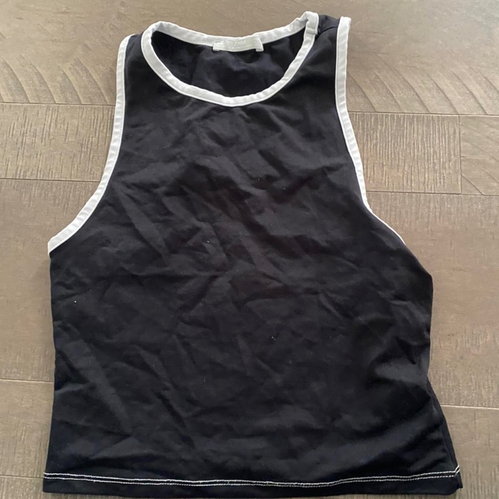 Zara black tank